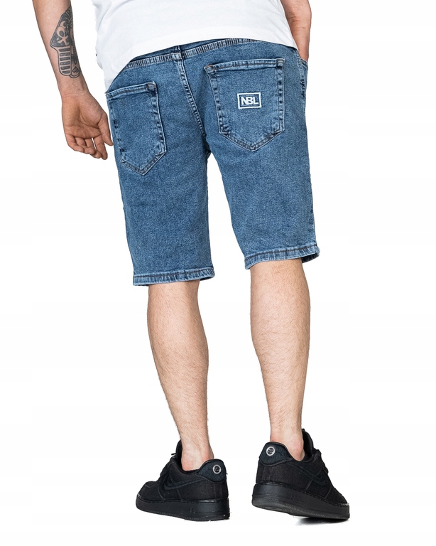 Kraťasy New Bad Line Jeans Icon Dark Blue Nbl L