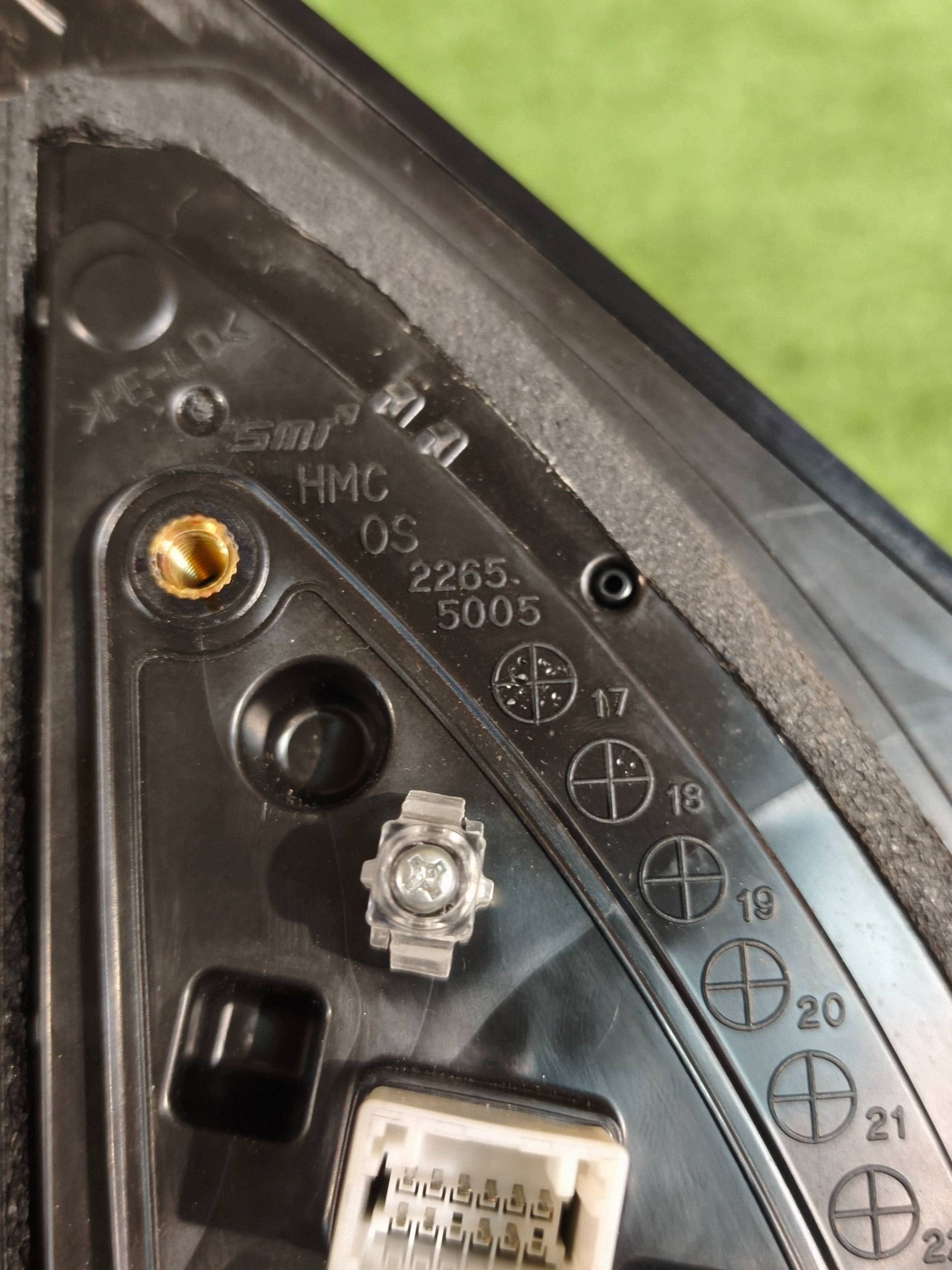 mirror left HYUNDAI KONA 17- 10PIN ASYSTENT 10PIN