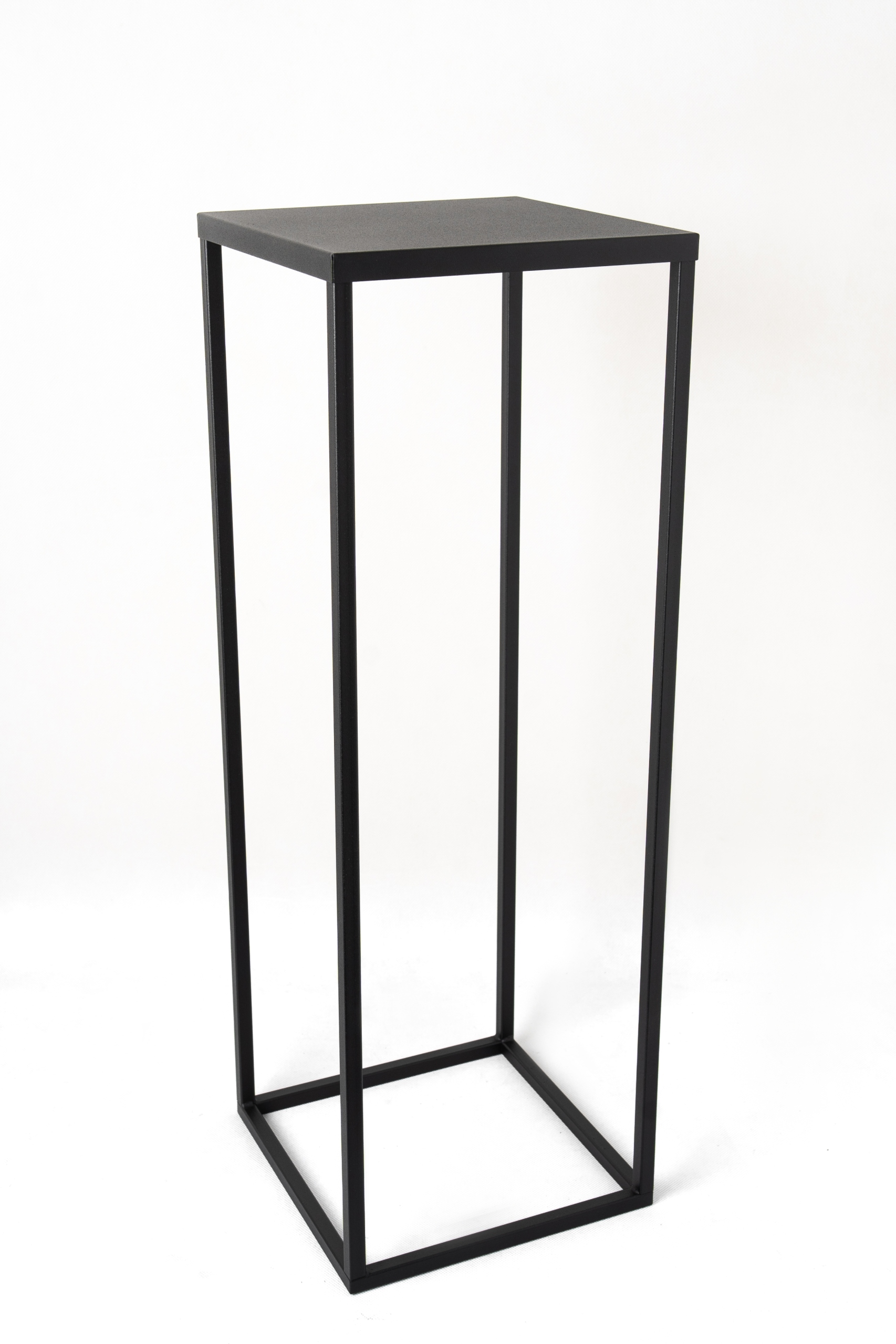 

Stojak Kwietnik Loft Metalowy Czarny Solidny 70 cm