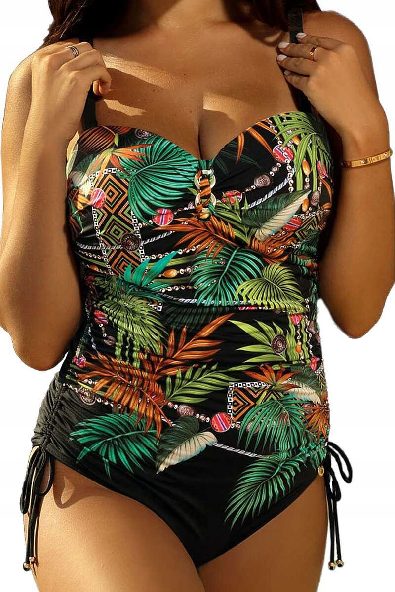 Self Jednodílné plavky Tahiti7 2 černé 85G