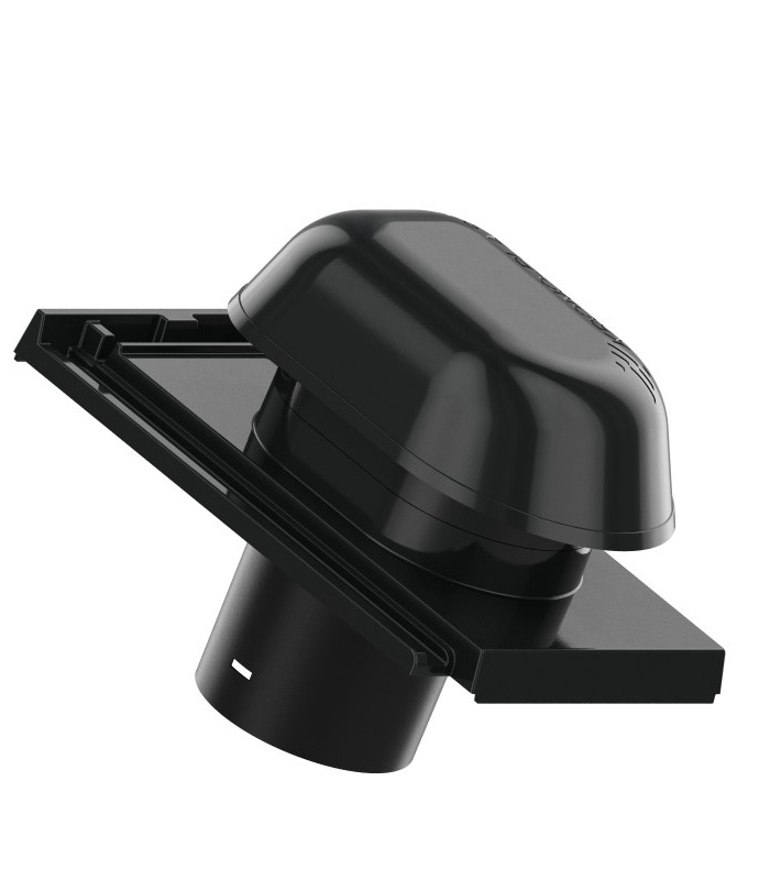 Odvětrávač San Alu 125 Domino Černá Glazura