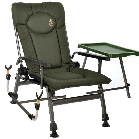 Elektrostatyk Fotel Wędkarski Stolik Wytrzymały Solidny