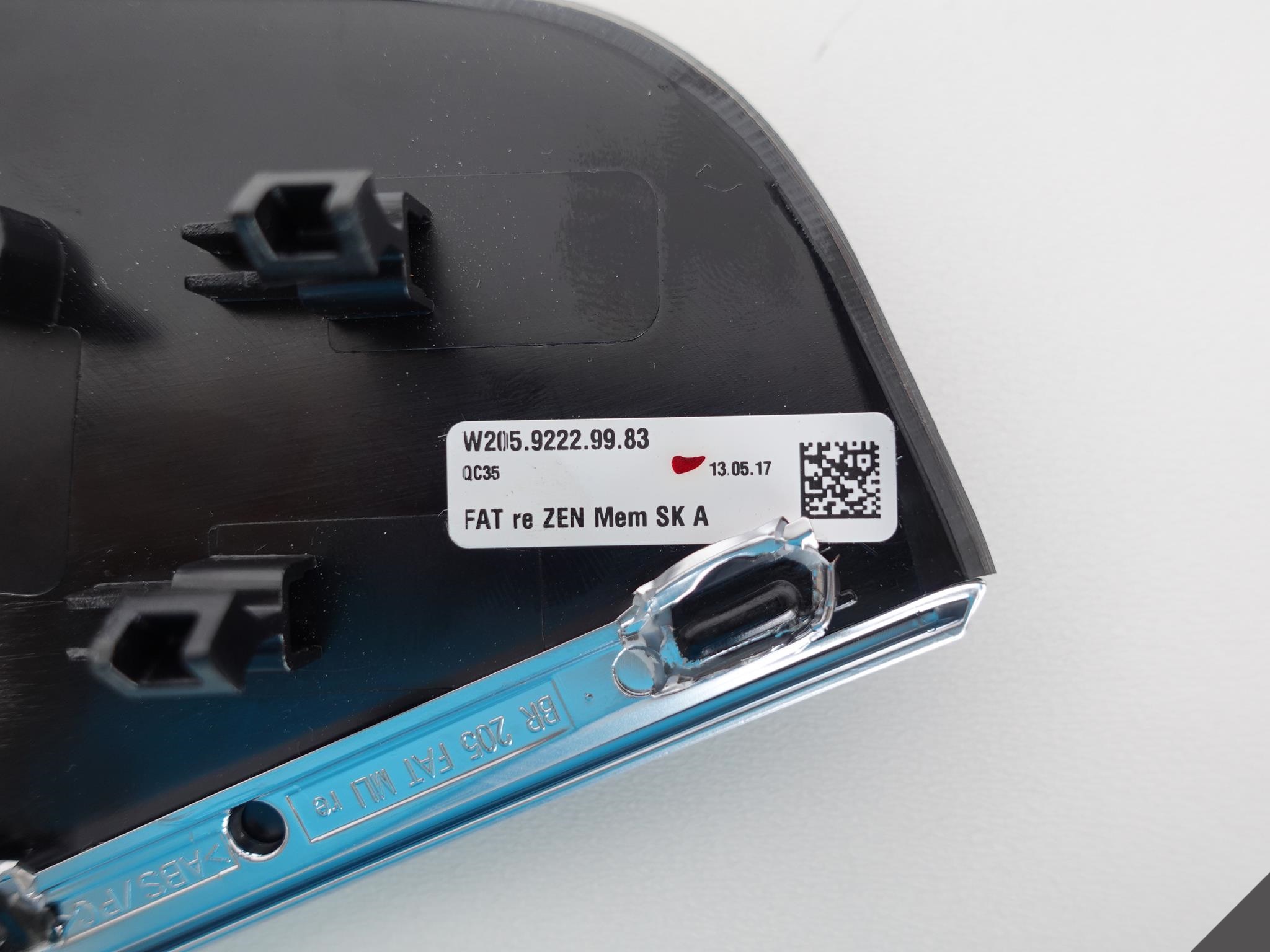 MERCEDES W205 GLC moulding DEKOR PANEL right front
