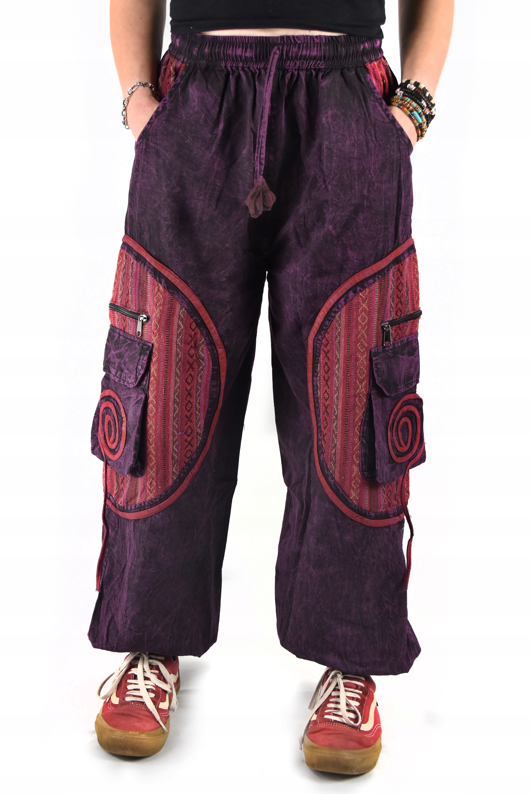 Bavlněné boho unisex kalhoty z Nepálu