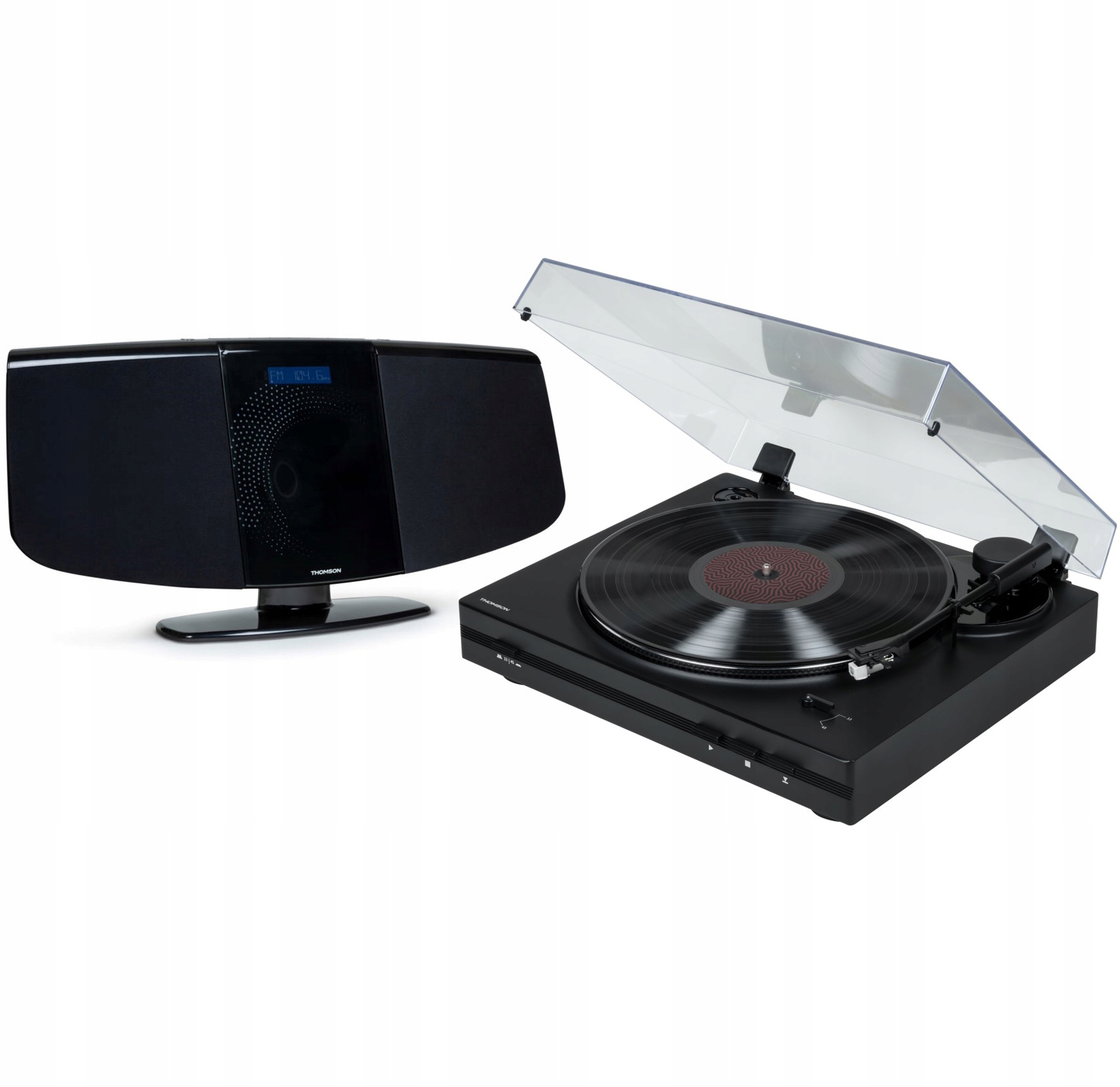 Sada stereo Digitálna mini veža s gramofónom Thomson TT350 & MIC400