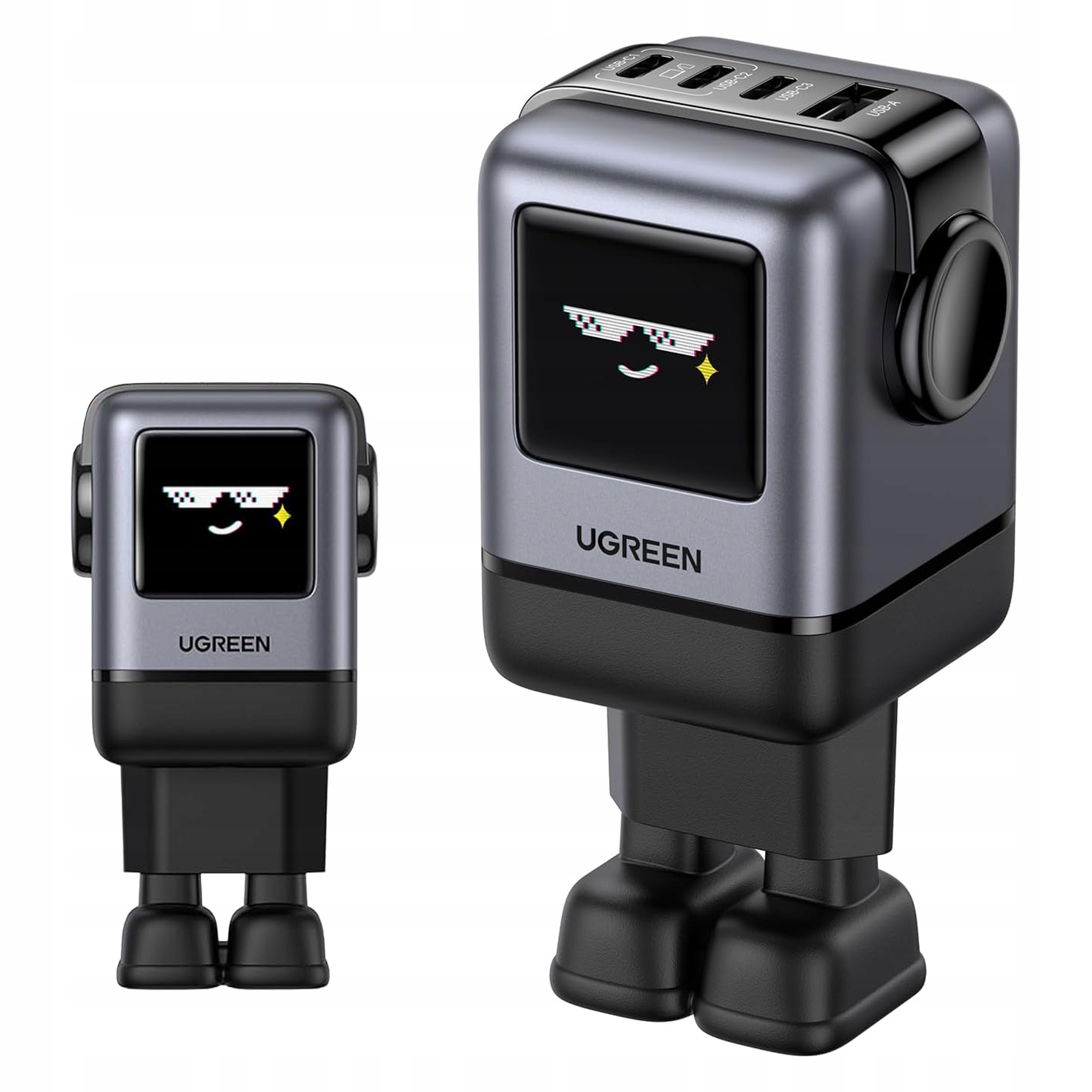 Ugreen Uno Ładowarka Sieciowa 3x Usb-c+usb 100W Zasilacz Do Telefonu