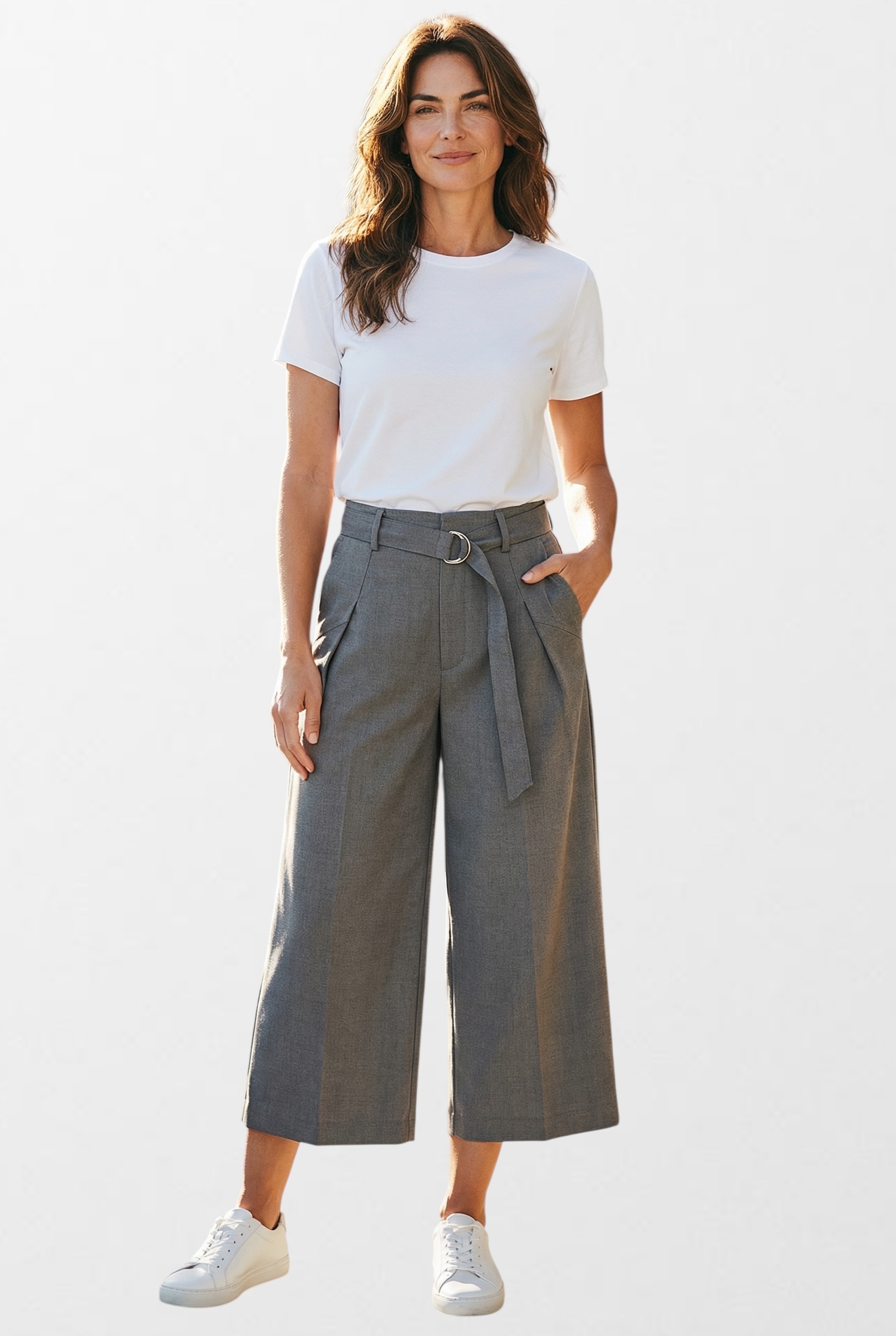 Elegantní šedé kalhoty z nejnovější kolekce Wendy Trendy