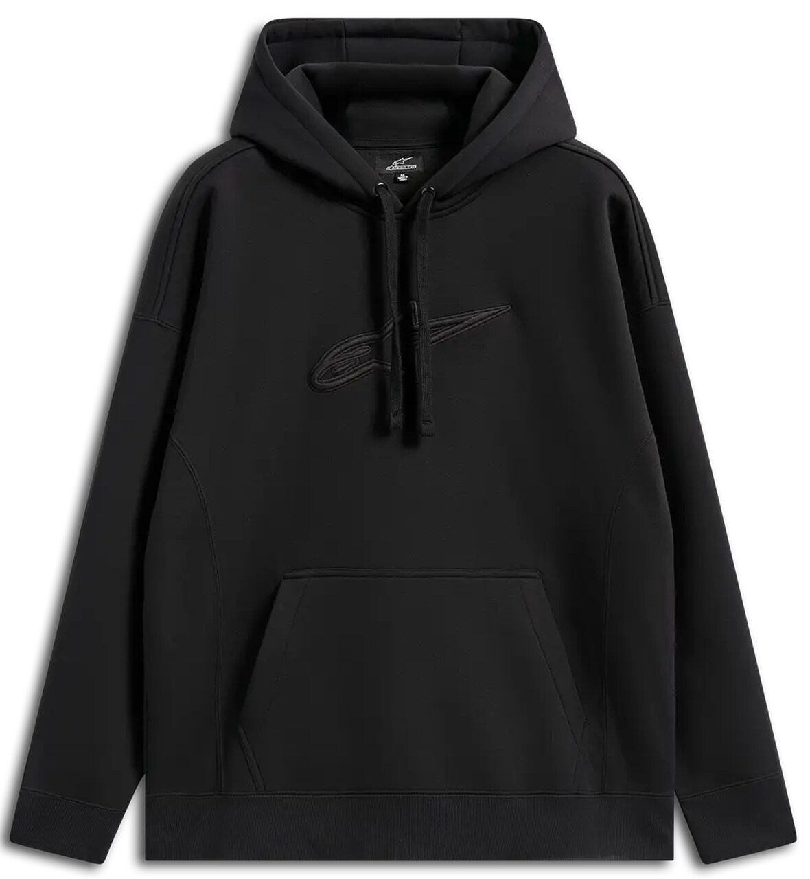 Mikina s kapucňou Alpinestars Emergent Oversized Hoodie Black XXL