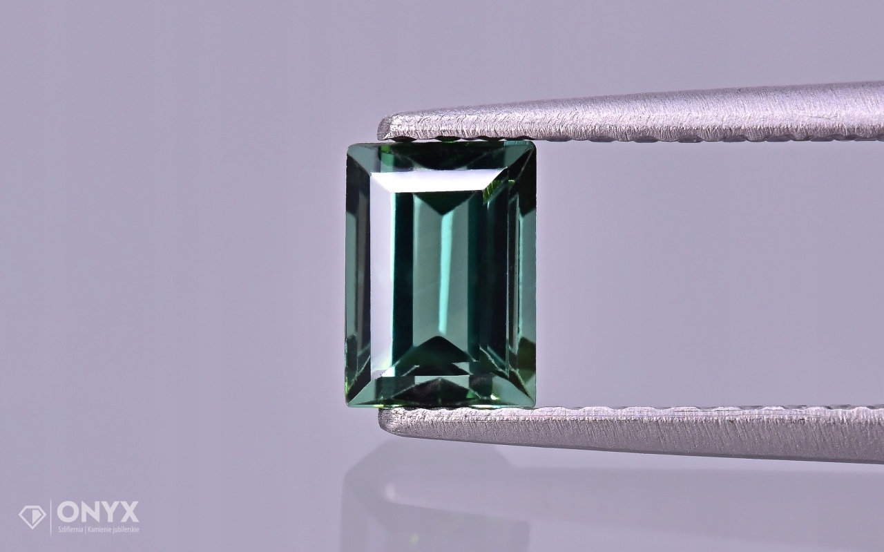 Turmalín Verdelit fazetovaný obdélník 5x3,5 mm