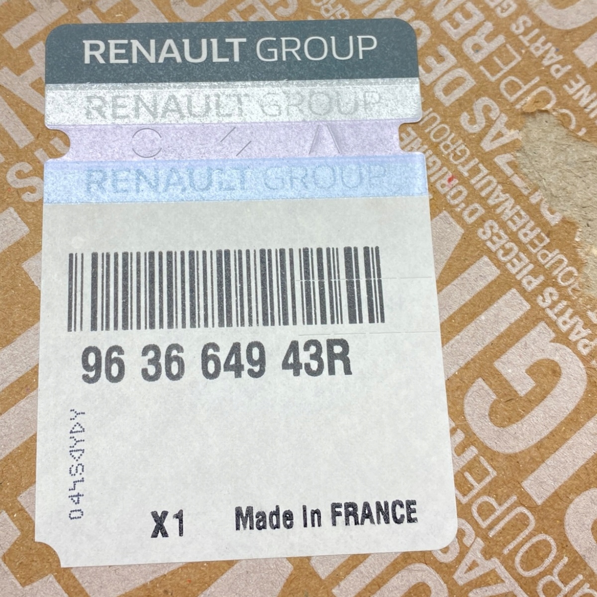 oe вкладыш зеркало левое renault KANGOO II MERCEDES CITAN