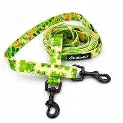 Vodítko pro psa Dlouhá Přepínací Zelená Žabka Psiakrew 300 cm