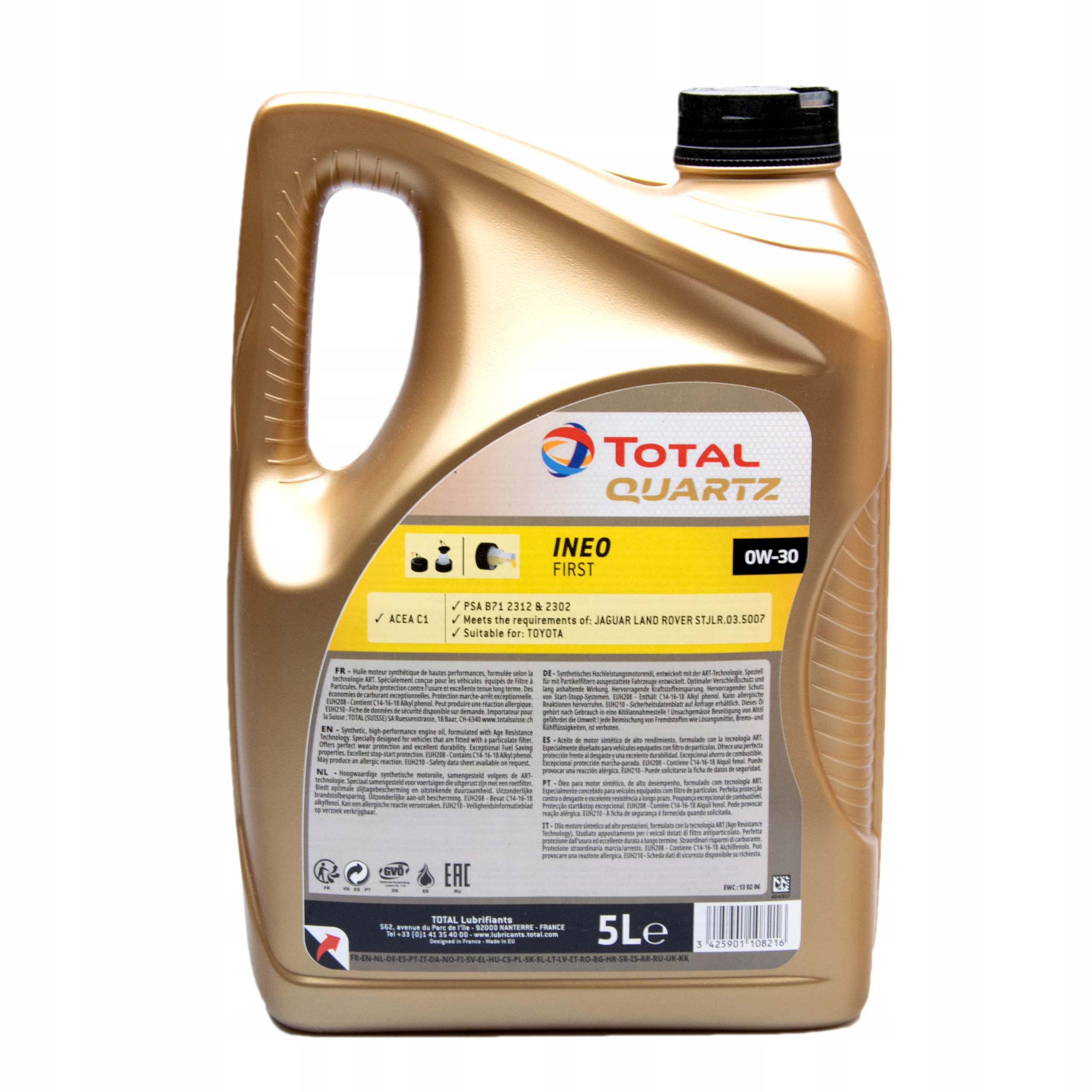 Motorový olej Totalenergies Quartz Ineo First 0W30 5L