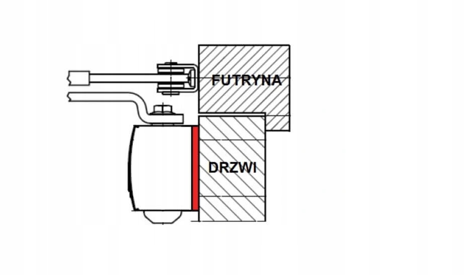 GEZE Płyta montażowa do TS 4000/5000 czarna Maksymalna szerokość drzwi 140 cm