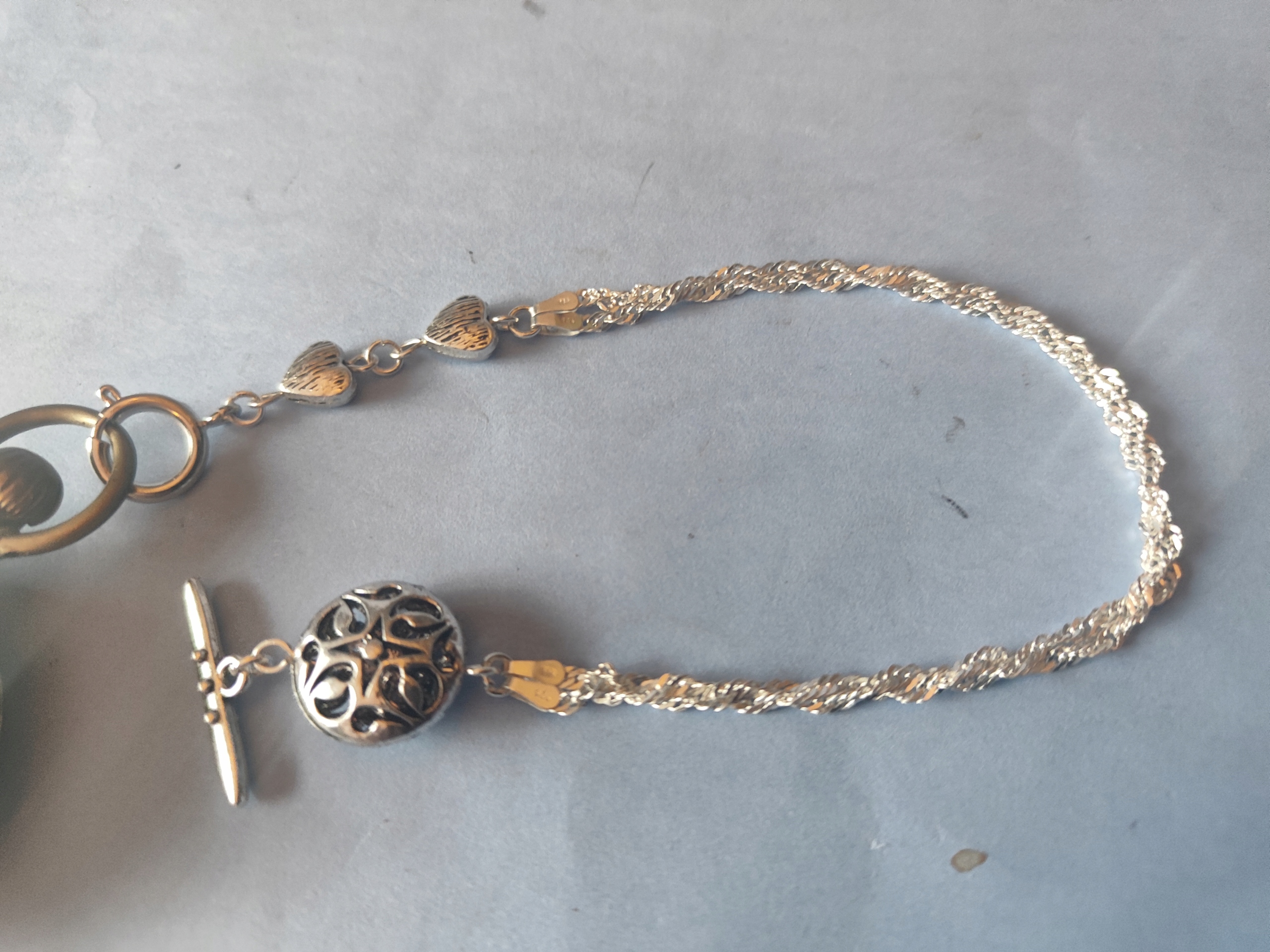 Devizka - серебряная цепочка 925 для карманных часов-редкость