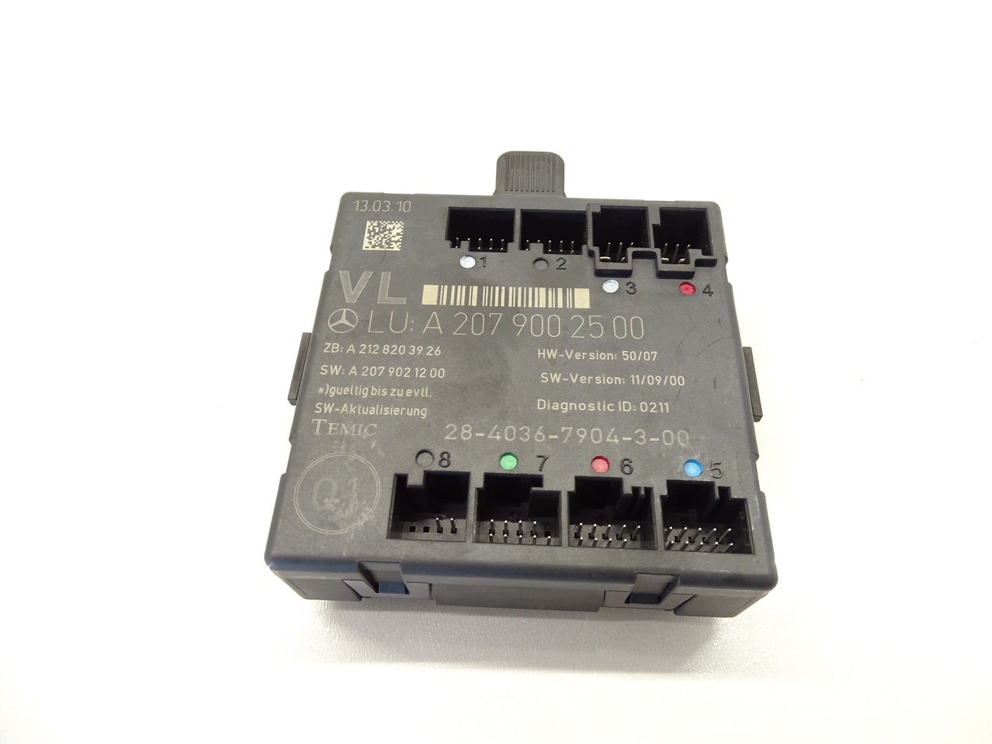 module control unit door left MERCEDES W207 A2079002500