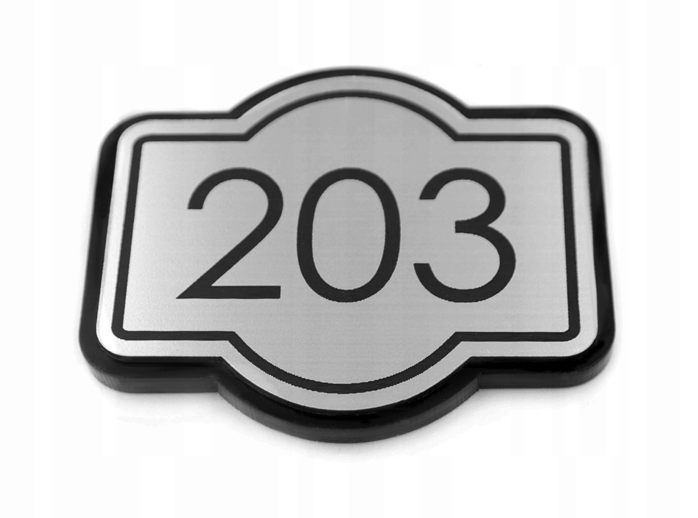 numerki NUMEREK NA DRZWI hotel 5x4 + PLEKSI 10 szt