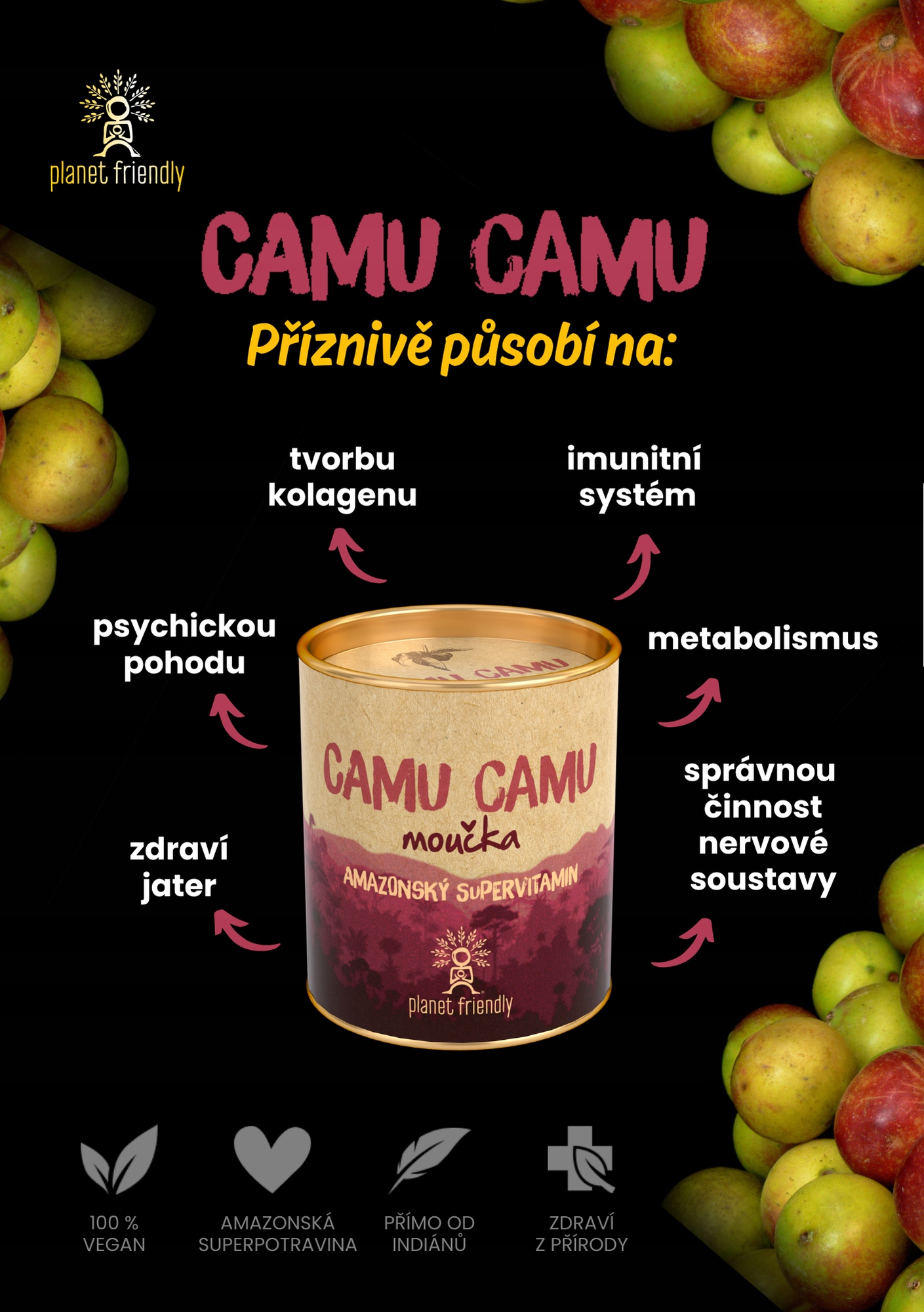 Levně Camu camu nejbohatší přírodní zdroj "céčka" na světě, 250 g