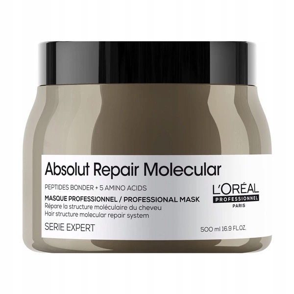 Loreal Absolut Repair Molecular odbudowująca maska włosy zniszczone 500ml