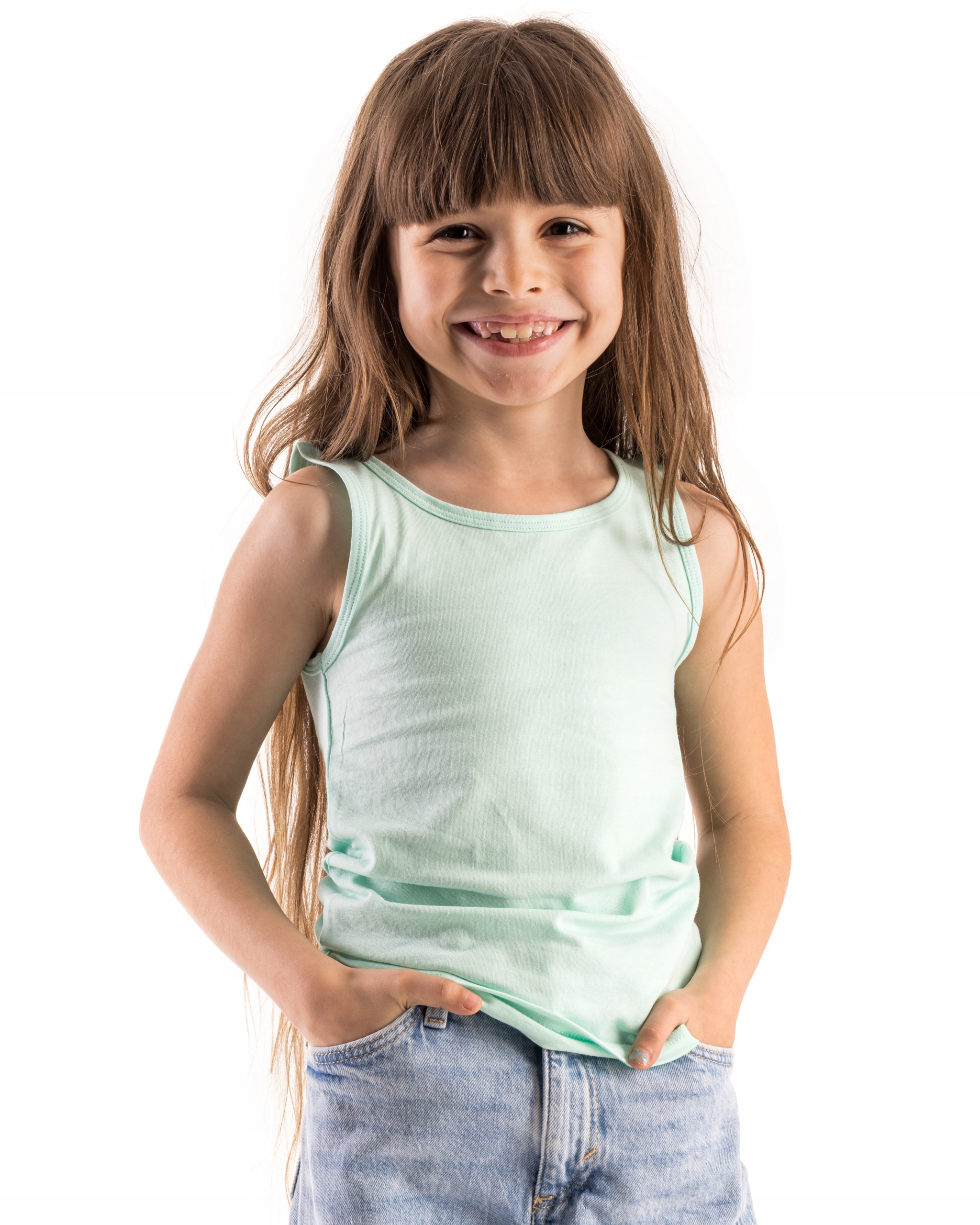 DZIEWCZĘCA PODKOSZULKA NA RAMIĄCZKACH 122/128 Marka Inna marka