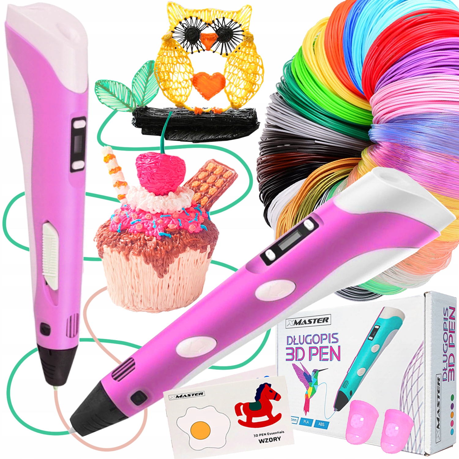 

Drukarka Długopis 3D Pen 2 Zestaw Wkłady 100M R