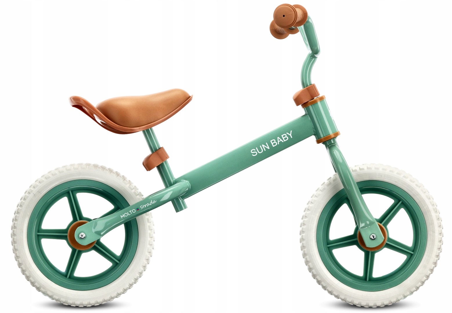 Rowerek biegowy 12 cali dla dzieci 2 lat 3 lat Lekki 2,5 kg Molto Strada