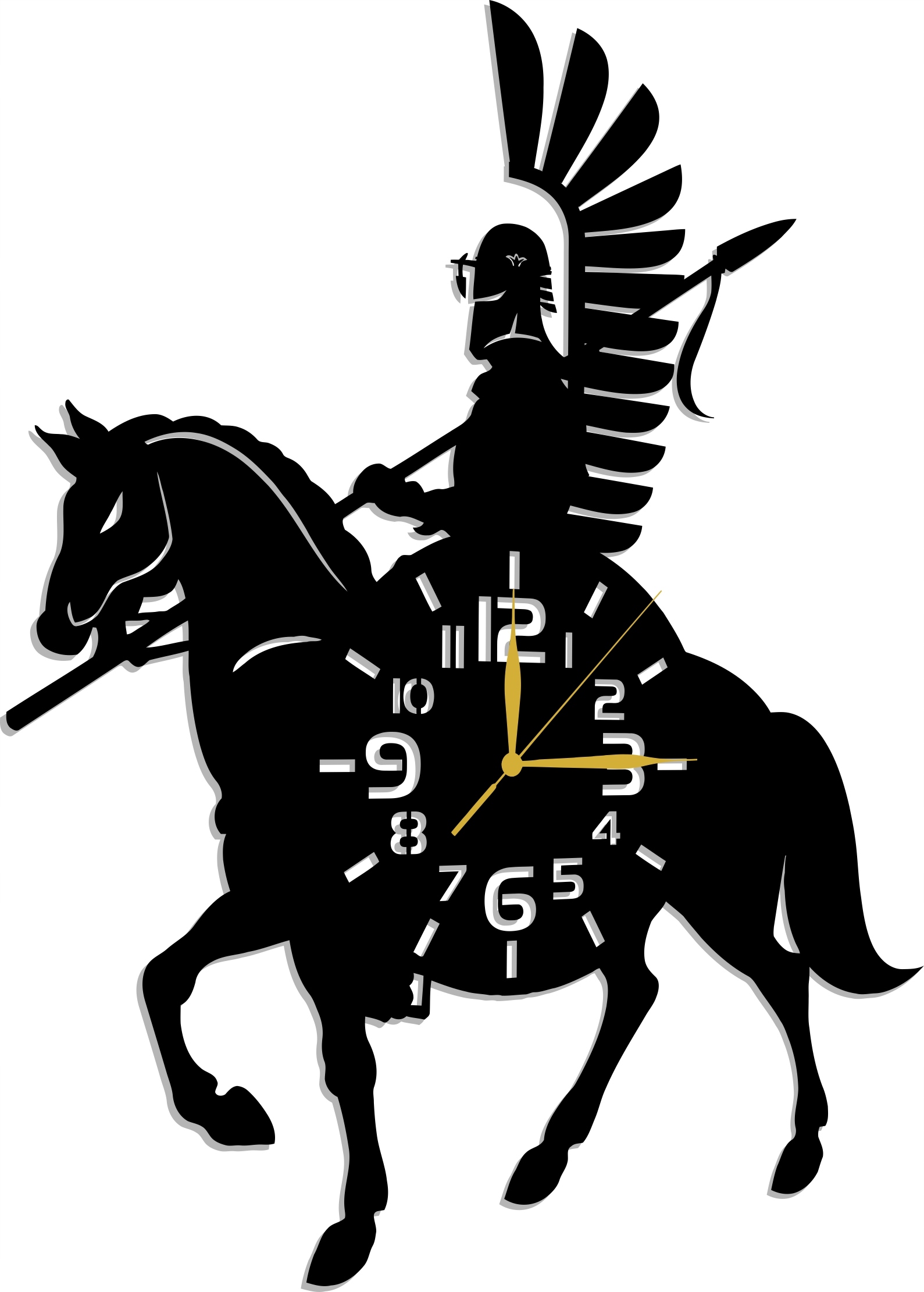 Hodinky Husaria Pro Historika Dárek 50 CM 3D