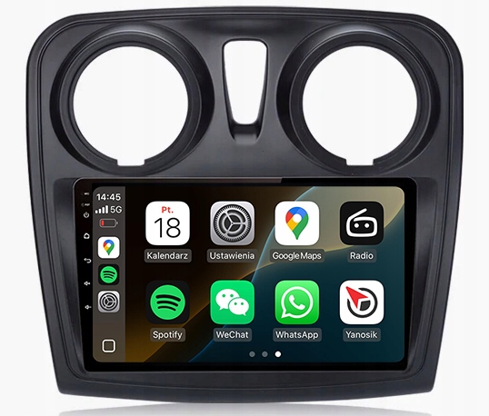 Dacia Sandero Logan Lodgy Dokker Nejnovější Android Carplay Rádio Navigace