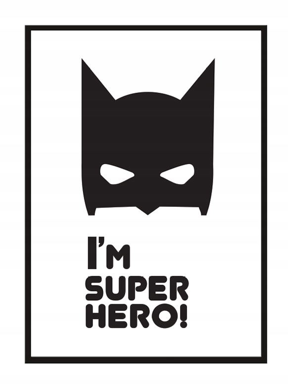 

Obraz Plakat W Ramie 33x43 cm Hero P022