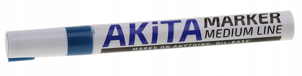 

Marker Pisak Budowlany Olejny Flamaster Niebieski