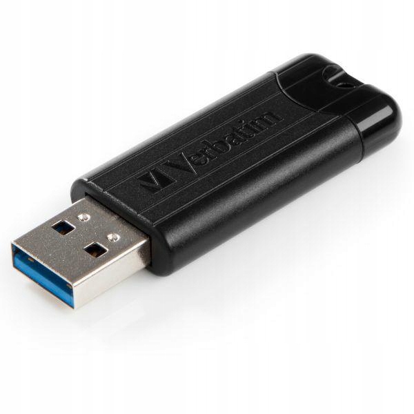 Pendrive Verbatim PinStripe 128GB Usb-a 3.2 černý