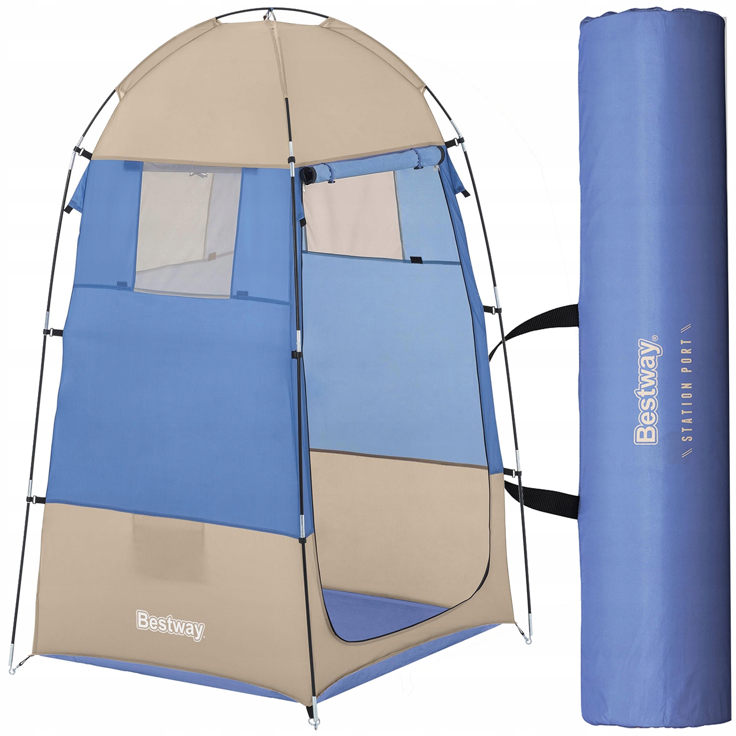 Plážová šatna Stan Sprcha Přenosné Wc Toaleta Bestway 68002