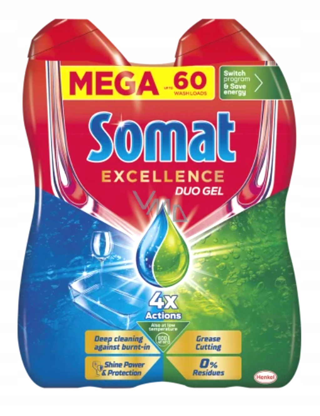 Gel s leštidlem do myčky Somat 1,2 kg