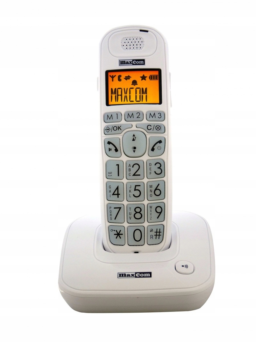 MAXCOM MC6800 BIALY TELEFON DECT BB