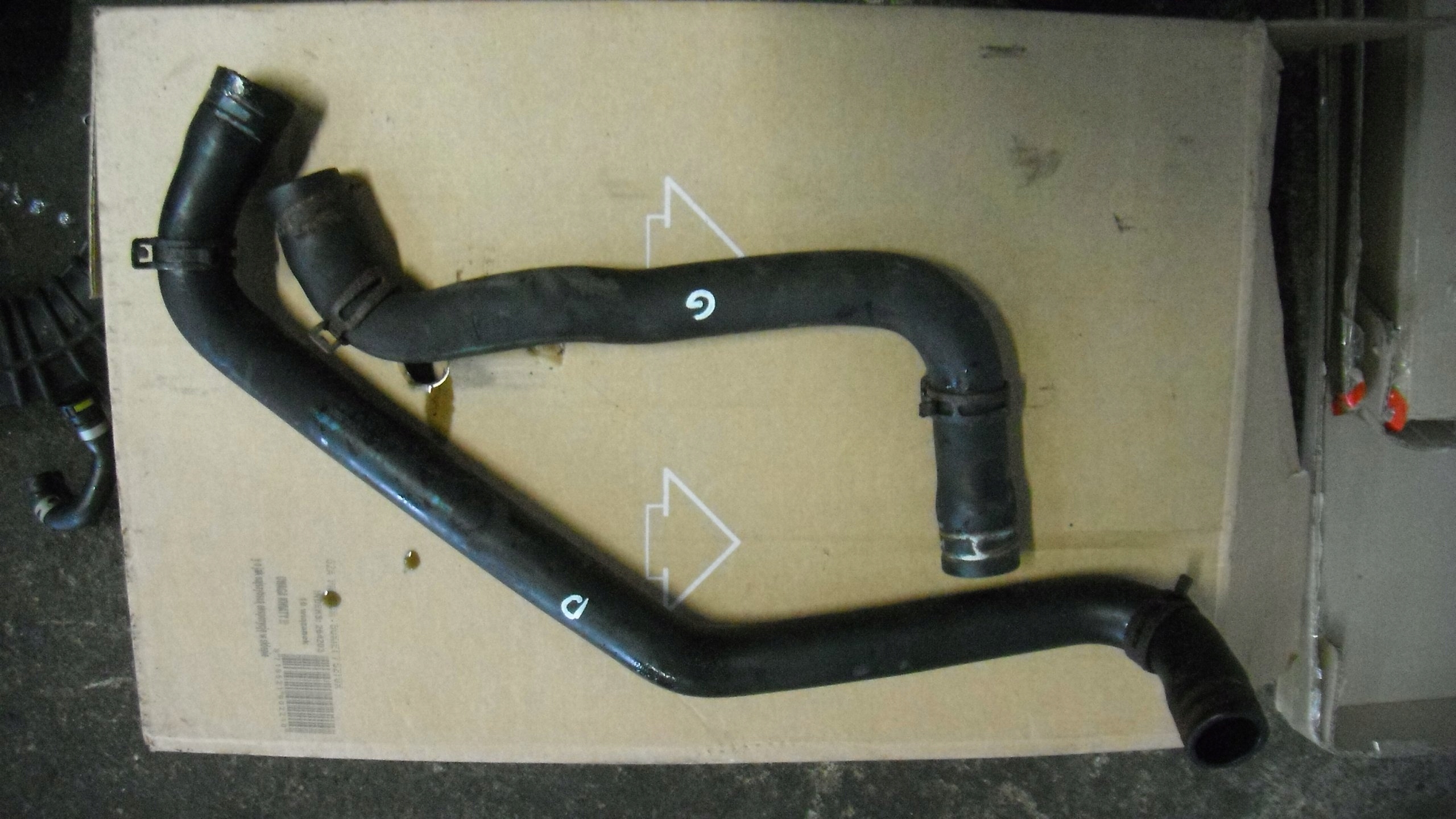 RENAULT MEGANE II 2 1.5 DCI WĄŻ CHŁODNICY KOMPLET