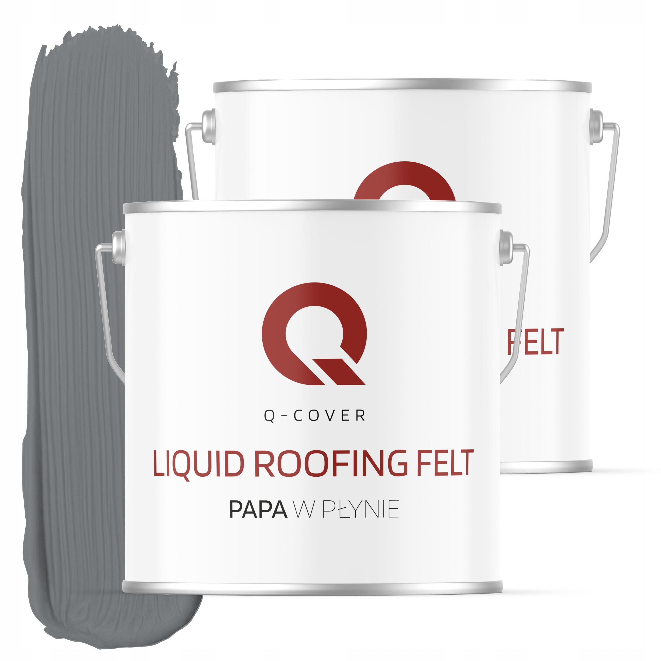 Tekutá Papa 5 Kg, Mrazuvzdorná, Vodotesná, Trvanlivá, Šedá Farba