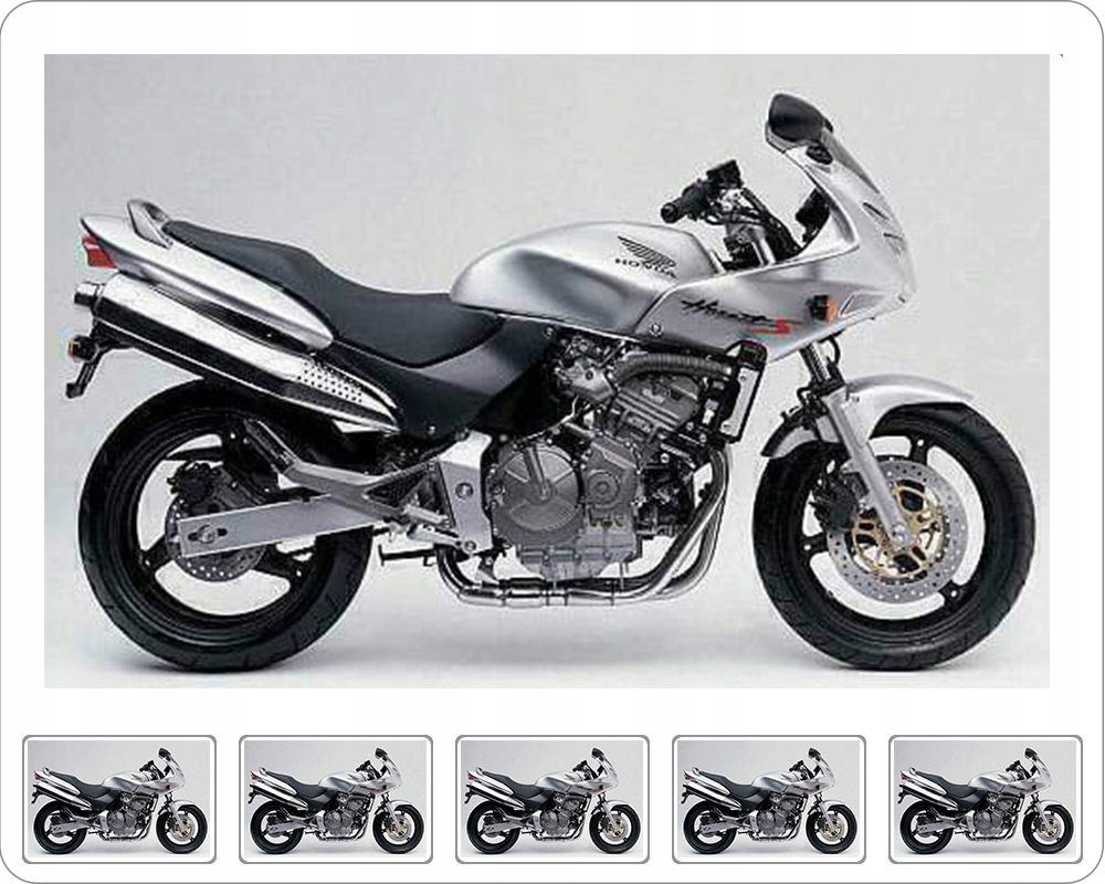 Samolepky Na Motocykl Juula Pro Honda Cb 600 S Hornet 2000-2003 Stříbrné