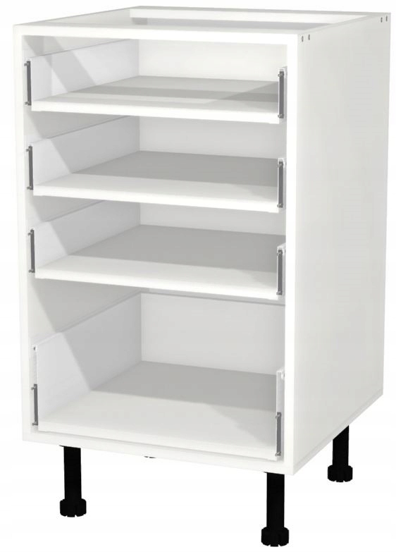 FREDDI BASIC biały połysk b_S50_4S szafka kuchenna stojąca Marka Banach Wnętrza