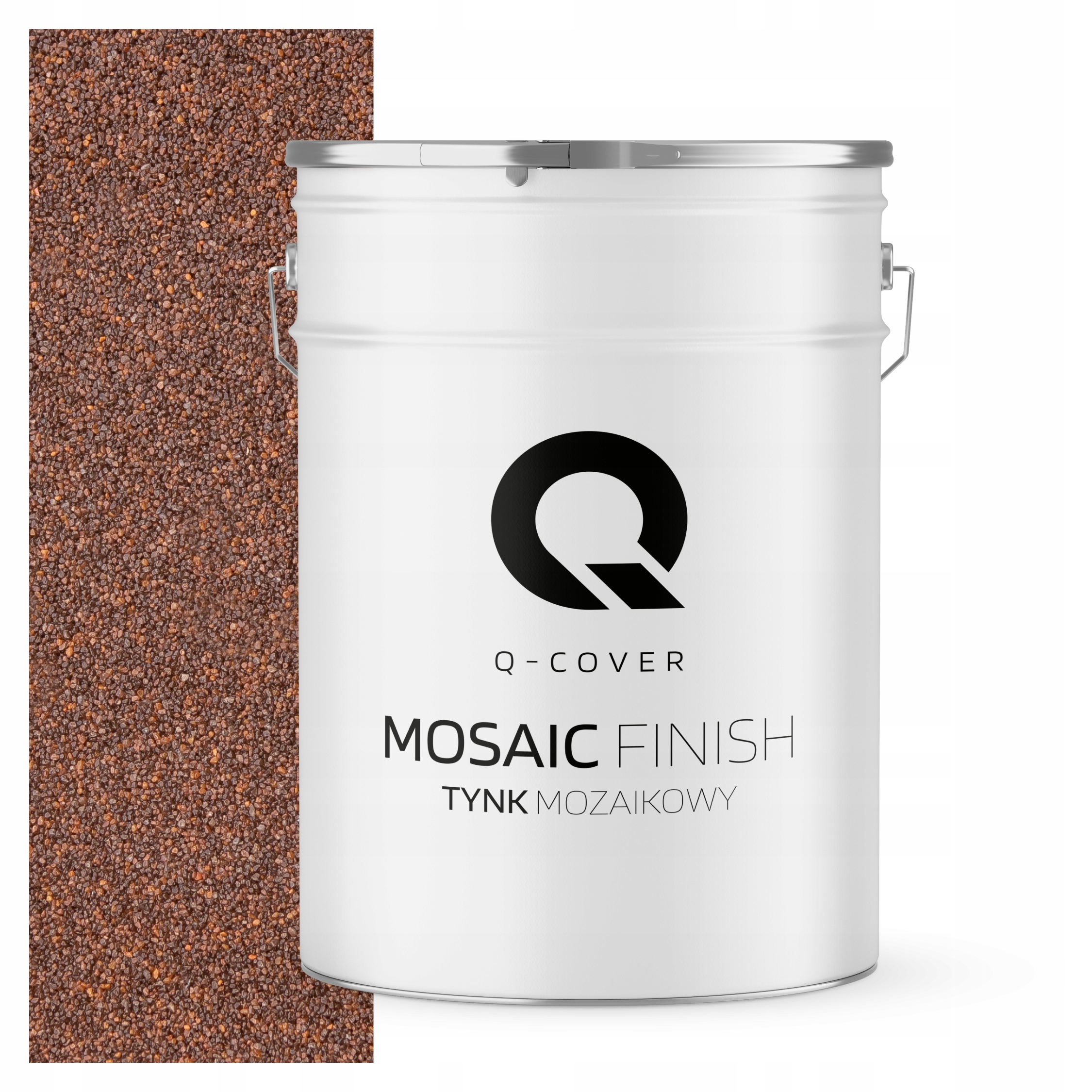 Dekorativní Mozaiková Omítka Mozaika Trvanlivá 25 Kg Odolná, Hnědá Tmavá M72