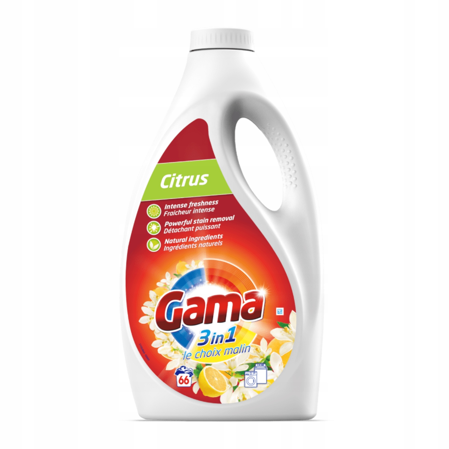 Levně Gama Citrus prací Gel 66 praní 3l