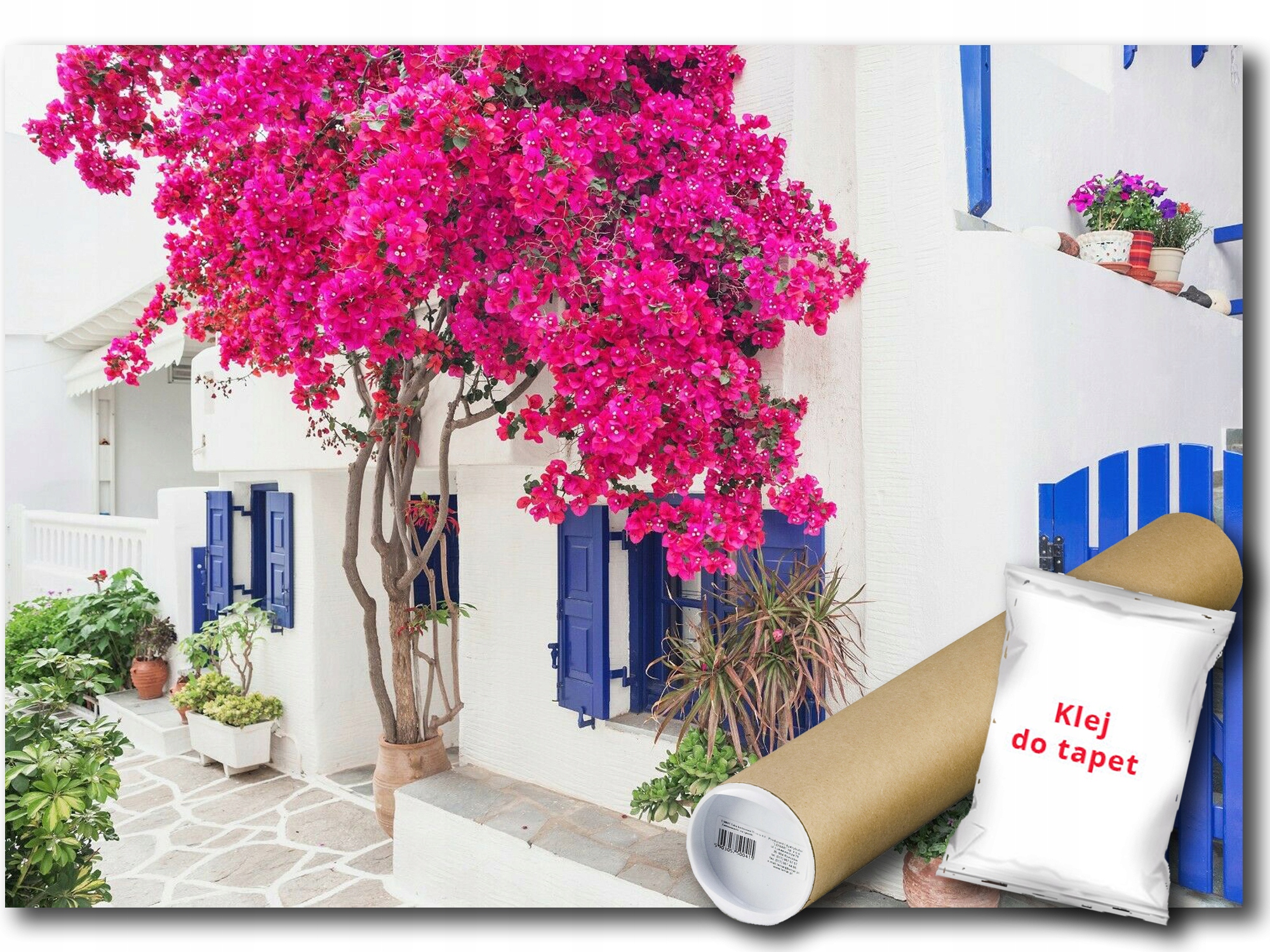 Vinylová Fototapeta Řecko Ulička Pohled 416x290