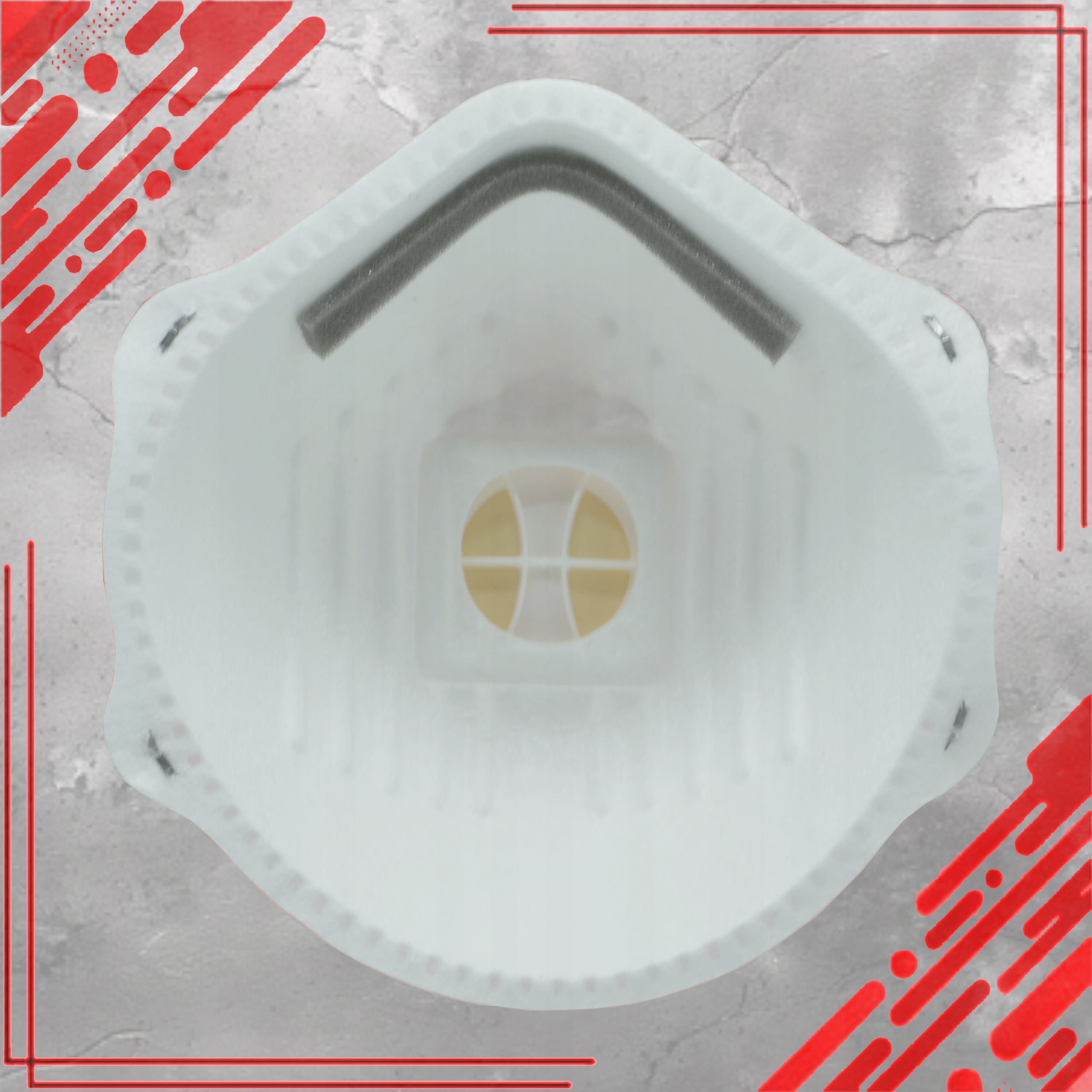 PÓŁMASKA MASKA OCHRONNA MASECZKA PRZECIWYPYŁOWA FFP2 Z ZAWOREM 10SZT BHP Model 4932478548