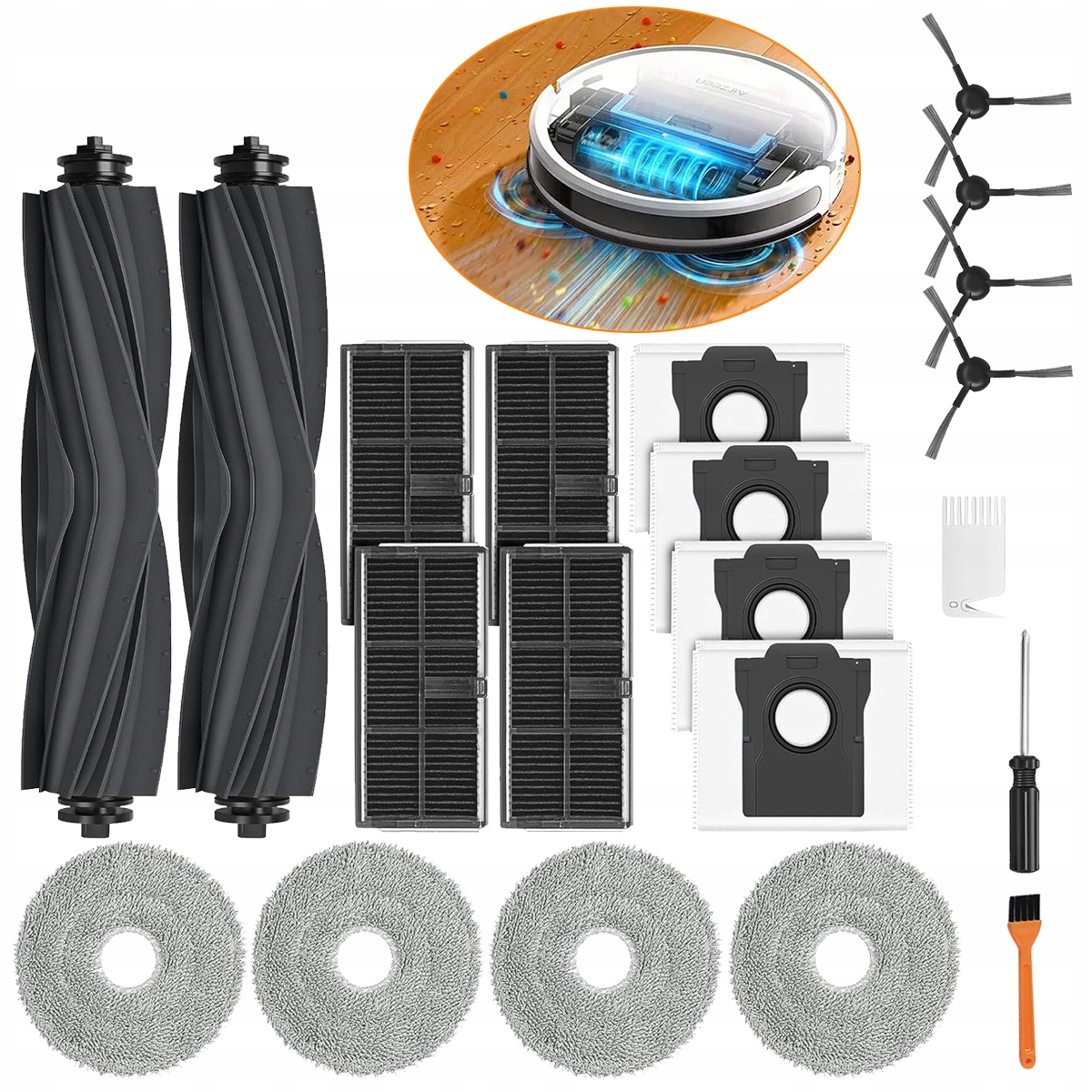 21PCS Zestaw akcesoriów do robotów Dreame L10s Pro Ultra Mova E30 Ultra