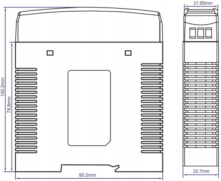 Zasilacz na szynę DIN 20W 12V 1,6A do taśm LED DOMOFONU POS Power MDIN20W12 EAN (GTIN) 5902135123638