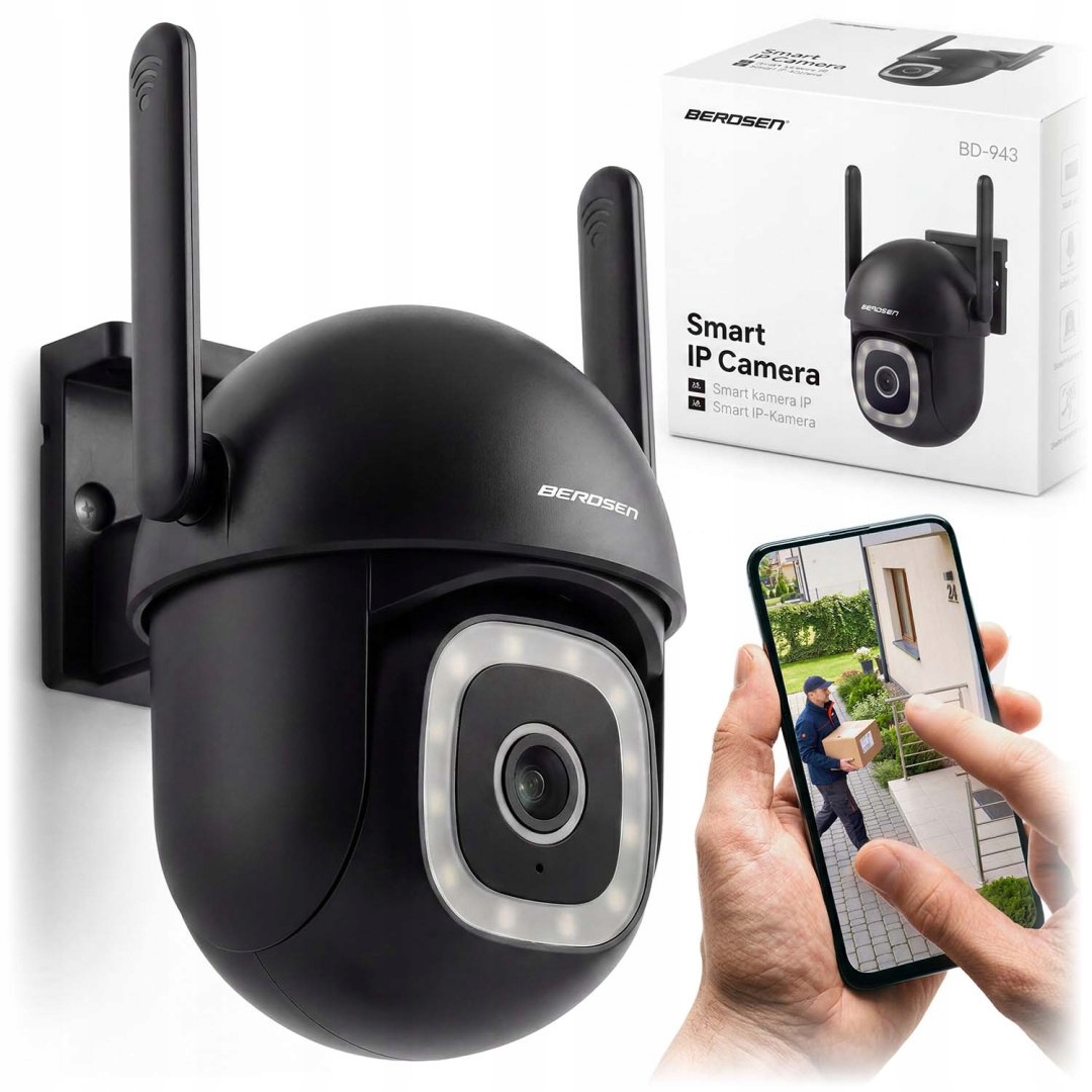Venkovní otočná Ip WiFi kamera 5MP Berdsen BD-943