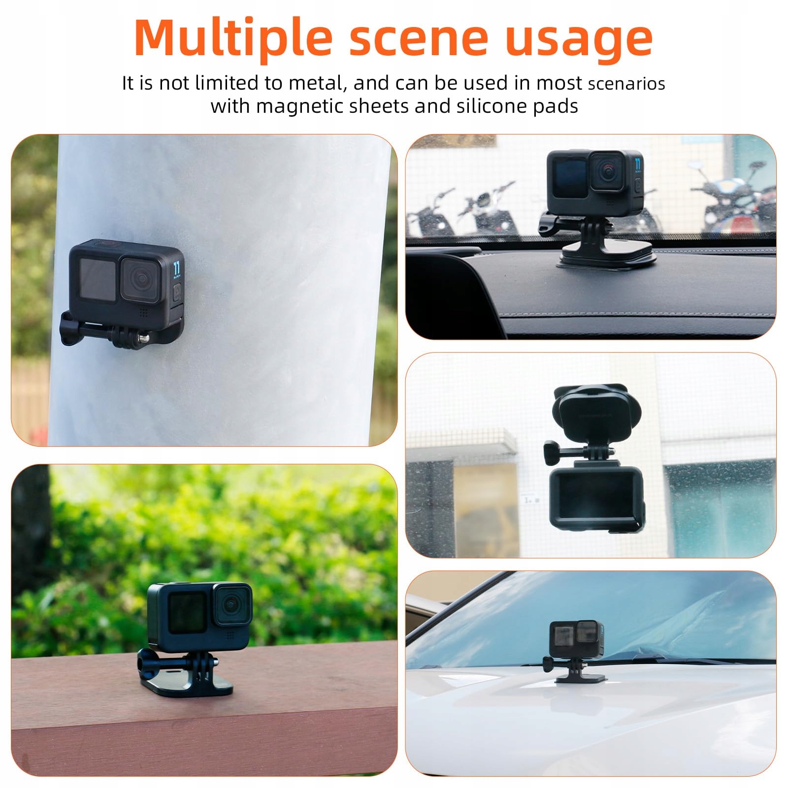 Uchwyt Na Klatkę Piersiową POV Magnetyczny Do GoPro DJI SJCAM Lupholue — miniatura 4