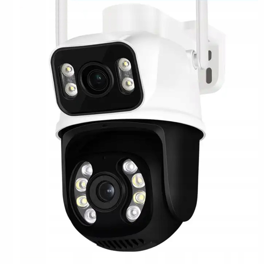 Kamera Podwójna Obrotowa Zewnętrzna Ip Wifi 6MPX