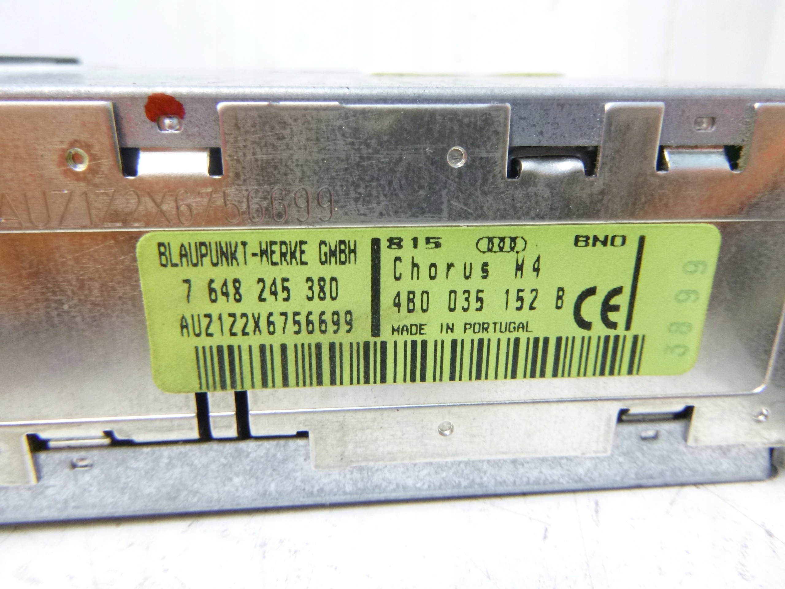 Radio auto Blaupunkt Audi Chorus 1DIN A3 8L 96-03 + code 4B0035152B