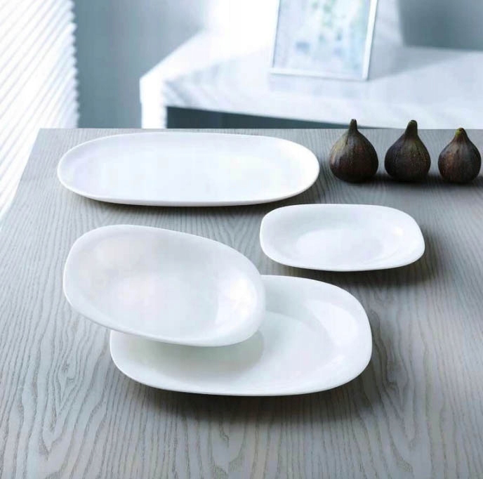 Zestaw obiadowy Carine Luminarc 18el białe talerze Rodzaj serwisu obiadowy