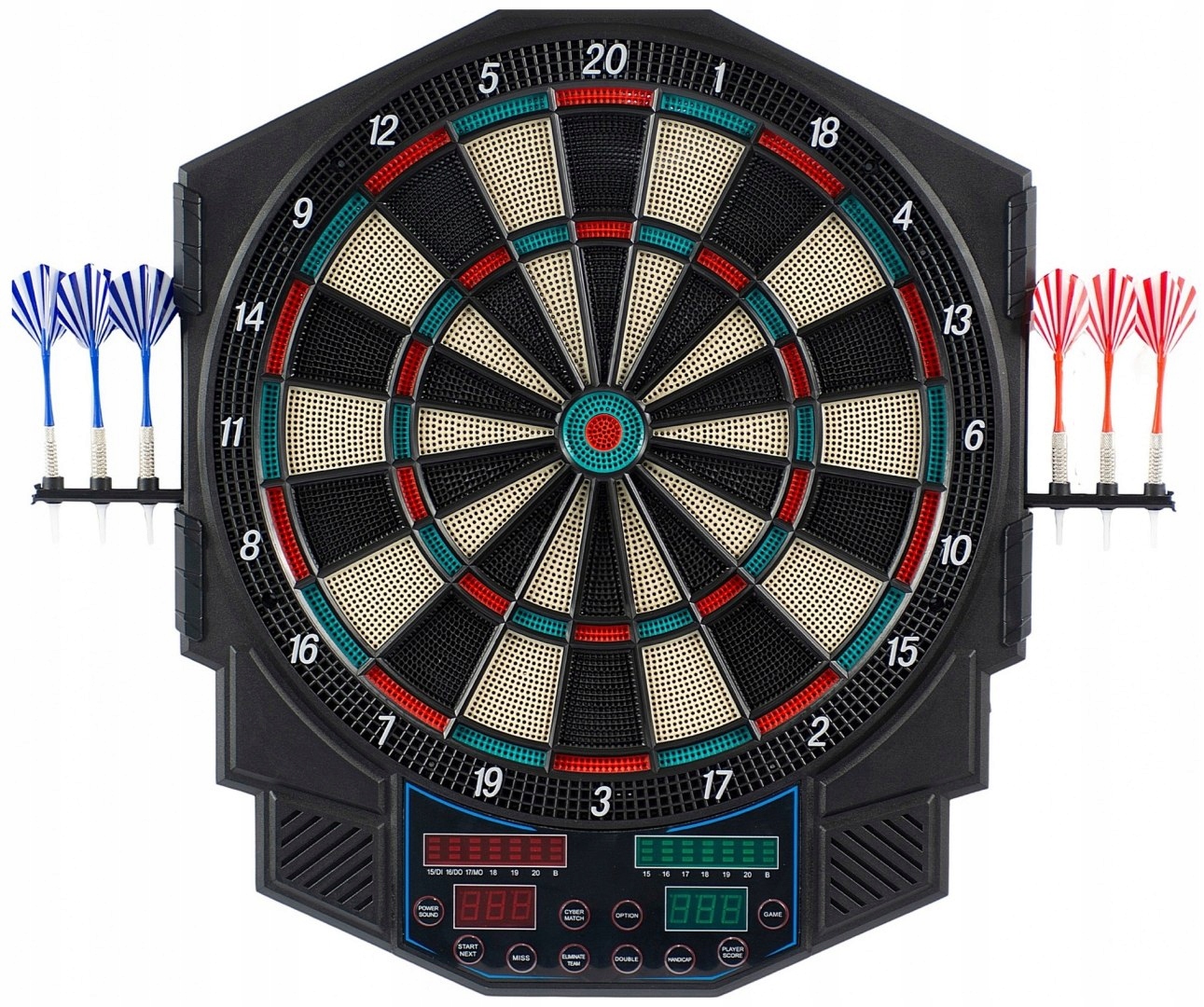 Elektronický Dart S Napájecím Zdrojem A 4 Počítadly 49 CM Enero Pro