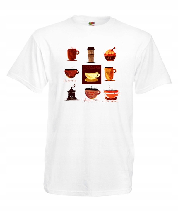 

XL Koszulka Męska Kawa Coffee Espresso Latte